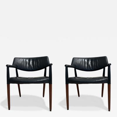 Pair of Mid Century Upholstered Armchairs