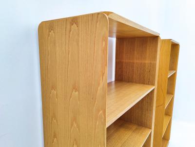 Pair of Mid Century Wooden Book Shelves by Derk Jan de Vries