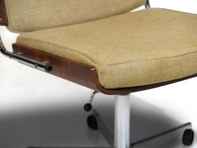 Pair of Mid century Danish Office Desk Chairs in Rosewood Adjustable Height