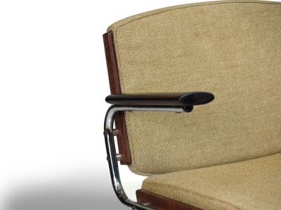 Pair of Mid century Danish Office Desk Chairs in Rosewood Adjustable Height
