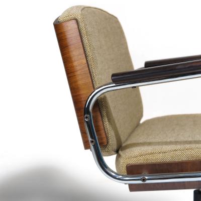 Pair of Mid century Danish Office Desk Chairs in Rosewood Adjustable Height
