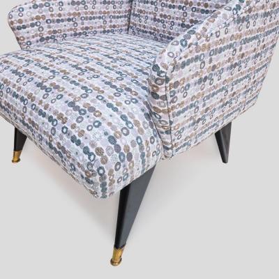 Pair of Mid century Italian design armchairs