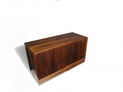 Pair of Mid century Scandinavian Rosewood Credenza Cabinets Perfectly Restored