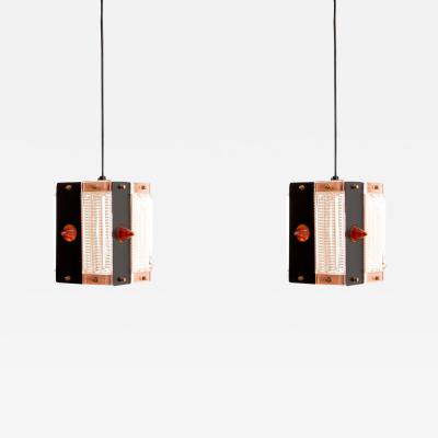 Pair of Midcentury Ceiling Pendants Norway 1960s