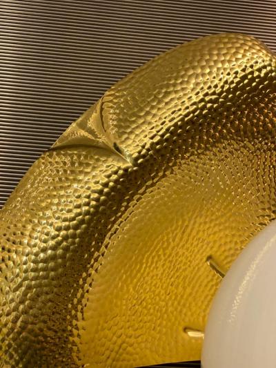 Pair of Midcentury Italian Sconces or Ceiling Lights in the Manner of T Barbi