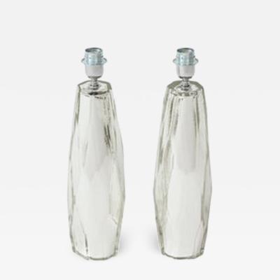 Pair of Mirrored Lamps