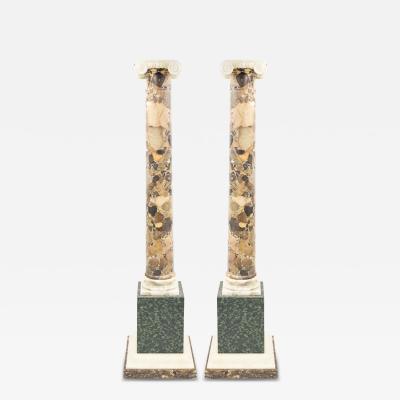 Pair of Models of Italian Neo Classic Columns