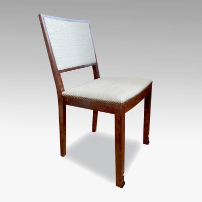 Pair of Modern Classicism Art Deco Chairs in Birch