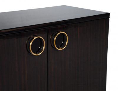 Pair of Modern Commode Chests in High Gloss Lacquer Finish