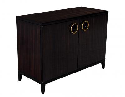 Pair of Modern Commode Chests in High Gloss Lacquer Finish