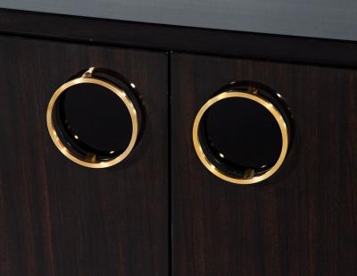 Pair of Modern Commode Chests in High Gloss Lacquer Finish
