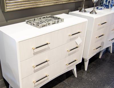 Pair of Modern Nightstand Chests of Drawers