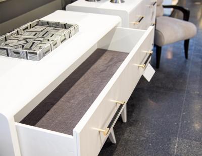 Pair of Modern Nightstand Chests of Drawers