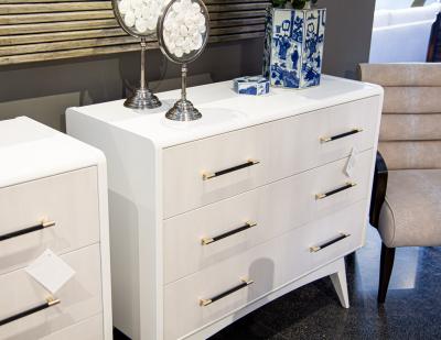 Pair of Modern Nightstand Chests of Drawers