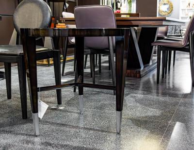 Pair of Modern Round Macassar Accent Tables