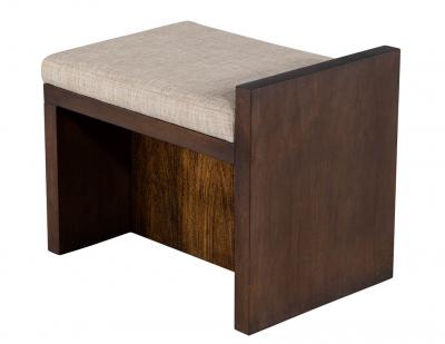 Pair of Modern Walnut Benches by Lara Mann