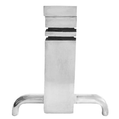 Pair of Modernist Andirons by Wah Chang