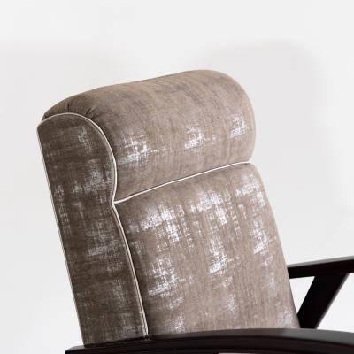 Pair of Modernist Armchairs Attributed to Jacques Adne