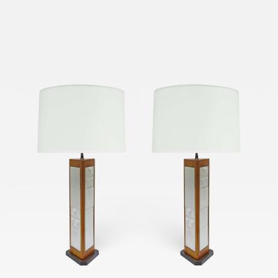 Pair of Modernist Table Lamps By George Nelson