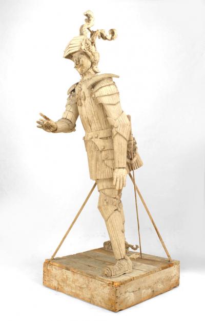 Pair of Monumental Figures of a Duke Duchess