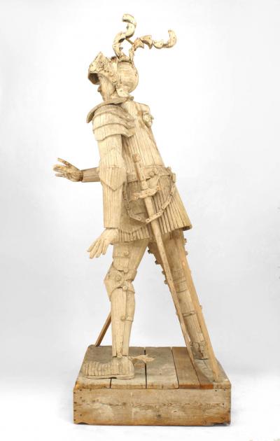 Pair of Monumental Figures of a Duke Duchess