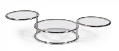 Pair of Morex Italian Mid Century Space Age Convertible Articulating Chrome