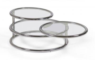 Pair of Morex Italian Mid Century Space Age Convertible Articulating Chrome