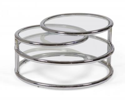Pair of Morex Italian Mid Century Space Age Convertible Articulating Chrome