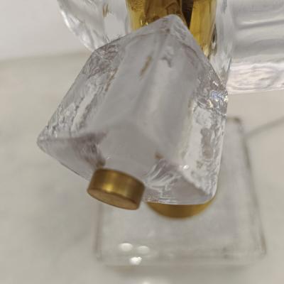 Pair of Murano Glass Cube Lamps