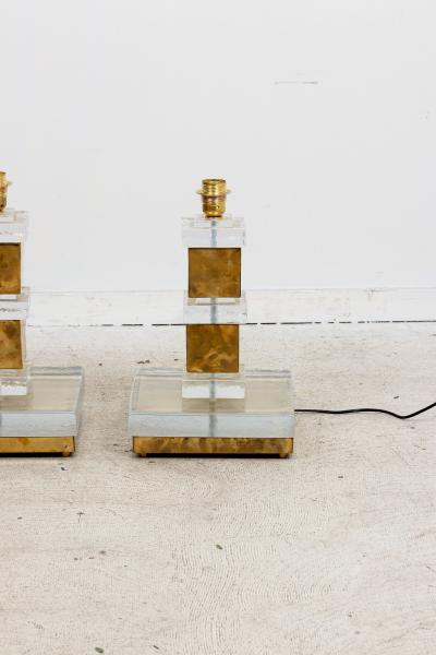 Pair of Murano Glass Lamps