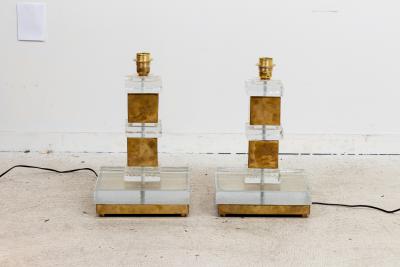 Pair of Murano Glass Lamps