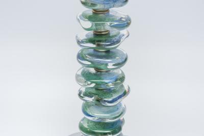 Pair of Murano Glass Lamps by Juanluca Fontana