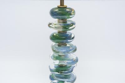 Pair of Murano Glass Lamps by Juanluca Fontana