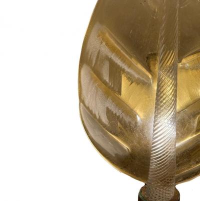 Pair of Murano Glass Leaf Sconces