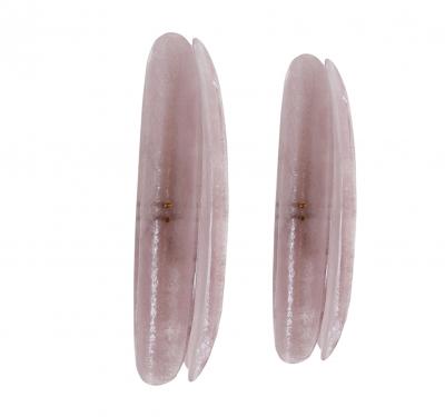 Pair of Murano Glass Sconces Contemporary Design Italy Murano