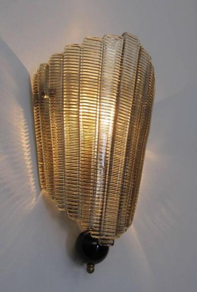 Pair of Murano Glass Wall Sconces