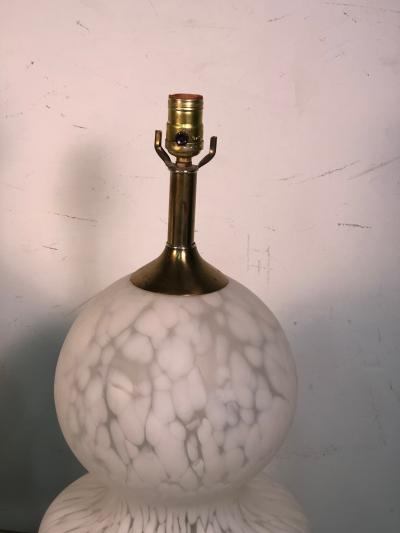 Pair of Murano Lamps with Unusual Design