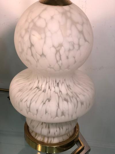 Pair of Murano Lamps with Unusual Design