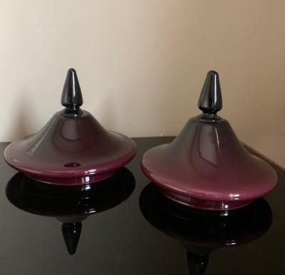 Pair of Murano Vases Urns