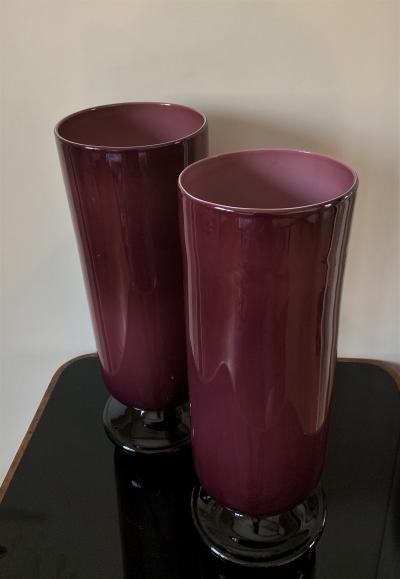Pair of Murano Vases Urns