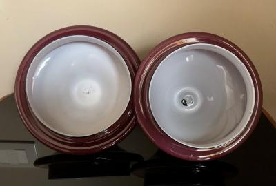 Pair of Murano Vases Urns