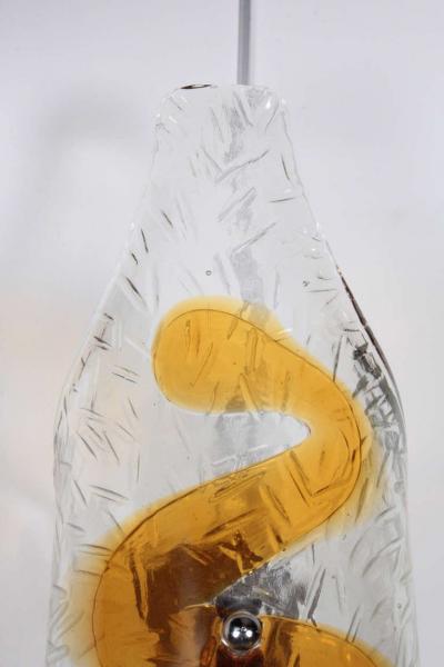 Pair of Murano glass sconces