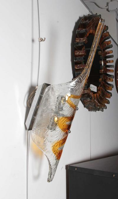 Pair of Murano glass sconces