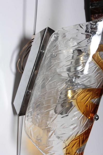 Pair of Murano glass sconces