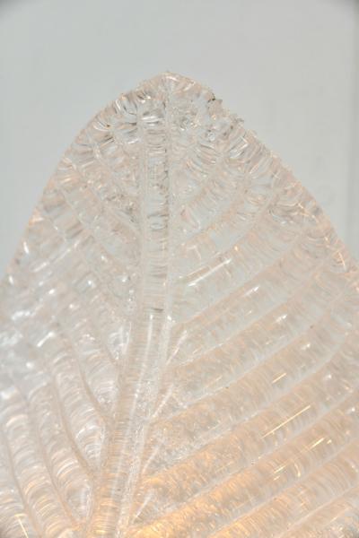 Pair of Murano leaf wall lights