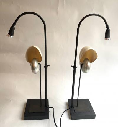 Pair of Nautilus Shell Table Lamps