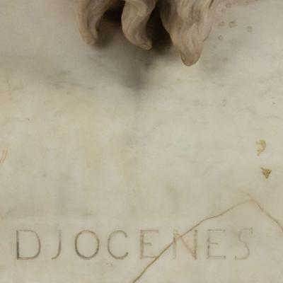 Pair of Neo classic Marble Diogenes Socrates Busts