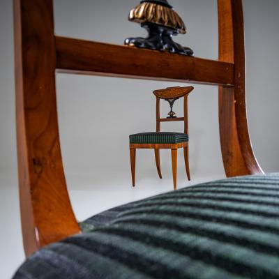 Pair of Neoclassical Chairs Southern Germany circa 1815