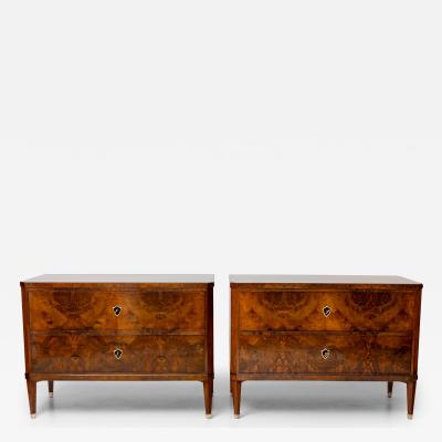 Pair of Neoclassical Chests of Drawers Italy early 19th Century