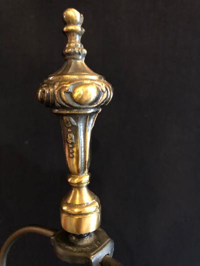 Pair of Neoclassical Cranberry Glass Decoupage Cherub Decorated Table Lamps